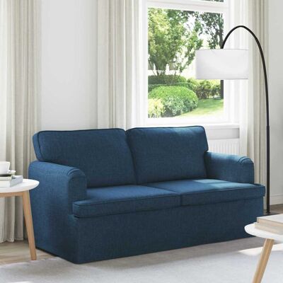 VIDAXL Divano Blu 162 X 80 X 85 Cm Tessuto VIDAXL Divano Blu 162 X 80 X 85 Cm Tessuto
