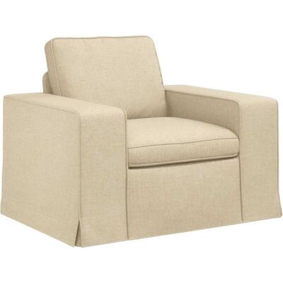 VIDAXL Divano Crema 103 X 80 X 82 Cm Tessuto VIDAXL Divano Crema 103 X 80 X 82 Cm Tessuto