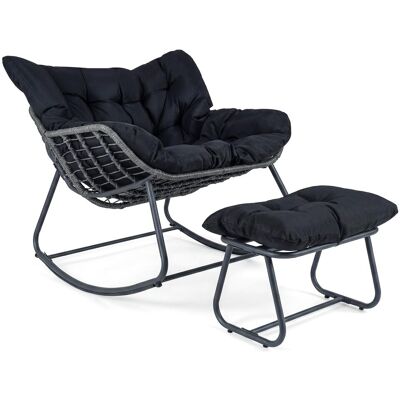COSTWAY Sedia Poltrona Dondolo Esterno Interno Poggiapiedi Sgabello Pouf Cuscini Giardino Terrazzo Balcone Sospesa Vimini Rattan Comoda Morbida Classica Camer COSTWAY Sedia Poltrona Dondolo Esterno Interno Poggiapiedi Sgabello Pouf Cuscini Giardino Terrazzo Balcone Sospesa Vimini Rattan Comoda Morbida Classica Camer