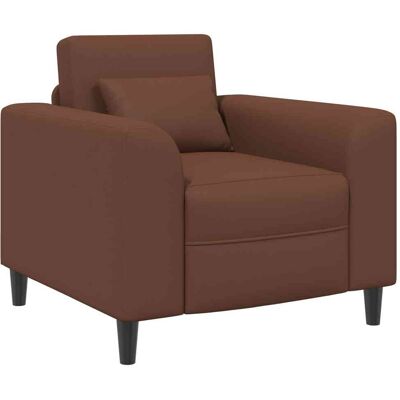 VIDAXL Poltrona Marrone Similpelle VIDAXL Poltrona Marrone Similpelle