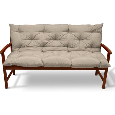 BEAUTISSU Cuscino Con Schienale Flair Br Per Panchine - Comodo Supporto Imbottito Con Spalliera Natura, 150x100x10 Cm - BEAUTISSU Cuscino Con Schienale Flair Br Per Panchine - Comodo Supporto Imbottito Con Spalliera Natura, 150x100x10 Cm -