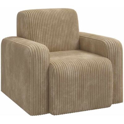 VIDAXL Poltrona Tortora Corduroy VIDAXL Poltrona Tortora Corduroy