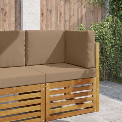 VIDAXL Cuscino Per Divano Da Esterno 3 Pcs Talpa Poliestere VIDAXL Cuscino Per Divano Da Esterno 3 Pcs Talpa Poliestere