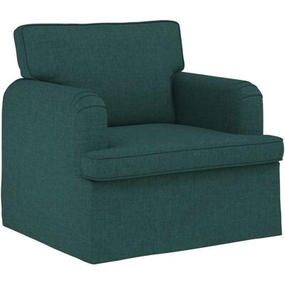 VIDAXL Divano Verde Scuro 84 X 80 X 85 Cm Tessuto VIDAXL Divano Verde Scuro 84 X 80 X 85 Cm Tessuto