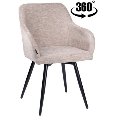 OEM Poltrona Girevole Imbottita Esmo Beige OEM Poltrona Girevole Imbottita Esmo Beige