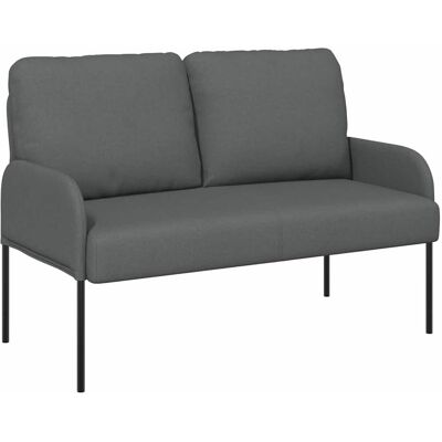 VIDAXL Divani Con Cuscino 110cm Grigio Scuro Legno Compensato VIDAXL Divani Con Cuscino 110cm Grigio Scuro Legno Compensato