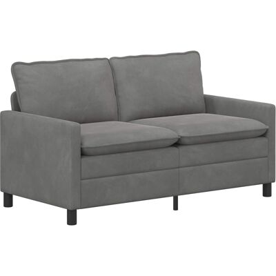 VIDAXL Divano Grigio Scuro 156 X 81 X 87,5 Cm Velluto VIDAXL Divano Grigio Scuro 156 X 81 X 87,5 Cm Velluto
