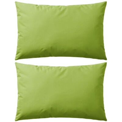 DÉCOSHOP26 Set 2 Cuscini Per Arredo Giardino Esterno 60 X 40 Cm Verde Mela Dec020092 DÉCOSHOP26 Set 2 Cuscini Per Arredo Giardino Esterno 60 X 40 Cm Verde Mela Dec020092