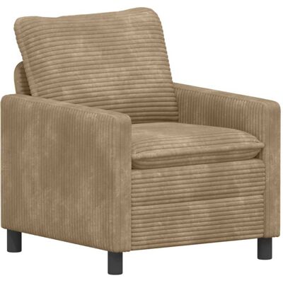 VIDAXL Divano Tortora 76 X 81 X 87,5 Cm Poliestere VIDAXL Divano Tortora 76 X 81 X 87,5 Cm Poliestere