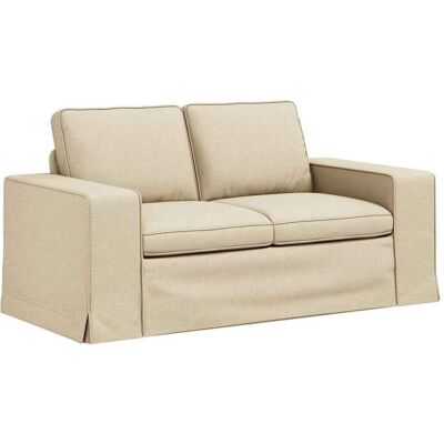 VIDAXL Divano Crema 162 X 80 X 82 Cm Tessuto VIDAXL Divano Crema 162 X 80 X 82 Cm Tessuto