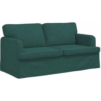 VIDAXL Divano Verde Scuro 162 X 80 X 85 Cm Tessuto VIDAXL Divano Verde Scuro 162 X 80 X 85 Cm Tessuto