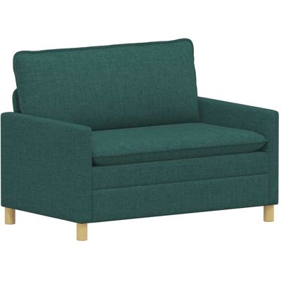 VIDAXL Divano Verde Scuro 126 X 81 X 87,5 Cm Tessuto VIDAXL Divano Verde Scuro 126 X 81 X 87,5 Cm Tessuto