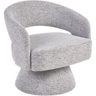 BELIANI Poltrona In Stile Minimalista Scandinavo Imbottita In Tessuto Grigio Eidal BELIANI Poltrona In Stile Minimalista Scandinavo Imbottita In Tessuto Grigio Eidal