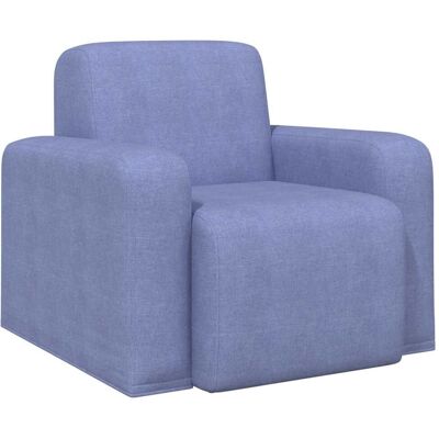 VIDAXL Poltrona Blu Jeans Tessuto VIDAXL Poltrona Blu Jeans Tessuto