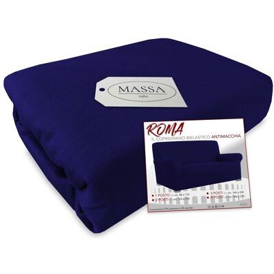 TEX FAMILY - ROMA - Blu scuro - 80-110 cm - Copridivano TEX FAMILY - ROMA - Blu scuro - 80-110 cm - Copridivano