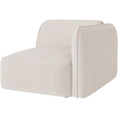 Unique Poltrona Angolare Angolo A Destra In Tessuto Ciniglia Beige - Camilio Di Maison Céphy Unique Poltrona Angolare Angolo A Destra In Tessuto Ciniglia Beige - Camilio Di Maison Céphy