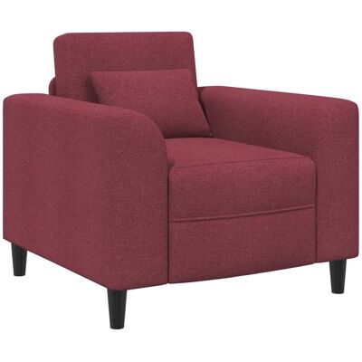 VIDAXL Poltrona Rosso Vino Tessuto VIDAXL Poltrona Rosso Vino Tessuto