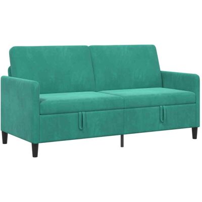 VIDAXL Divano Con Storage Turchese 172 X 78 X 87 Cm Poliestere VIDAXL Divano Con Storage Turchese 172 X 78 X 87 Cm Poliestere
