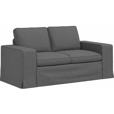 VIDAXL Divano Grigio Scuro 162 X 80 X 82 Cm Tessuto VIDAXL Divano Grigio Scuro 162 X 80 X 82 Cm Tessuto