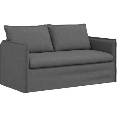 VIDAXL Divano Grigio Scuro 156 X 82 X 85 Cm Tessuto VIDAXL Divano Grigio Scuro 156 X 82 X 85 Cm Tessuto