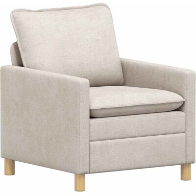 VIDAXL Divano Crema 76 X 81 X 87,5 Cm Poliestere VIDAXL Divano Crema 76 X 81 X 87,5 Cm Poliestere