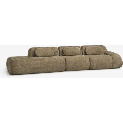 SKLUM Divano Modulare Angolare A 3 Pezzi Con Chaise Longue Sinistra In Ciniglia Confezionato Sottovuoto Merida SKLUM Divano Modulare Angolare A 3 Pezzi Con Chaise Longue Sinistra In Ciniglia Confezionato Sottovuoto Merida