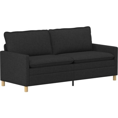 VIDAXL Divano Nero 196 X 81 X 87,5 Cm Tessuto VIDAXL Divano Nero 196 X 81 X 87,5 Cm Tessuto