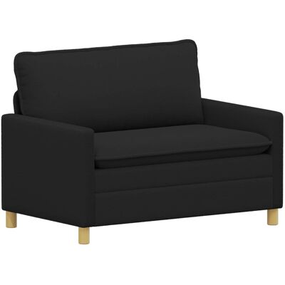 VIDAXL Divano Nero 126 X 81 X 87,5 Cm Tessuto VIDAXL Divano Nero 126 X 81 X 87,5 Cm Tessuto