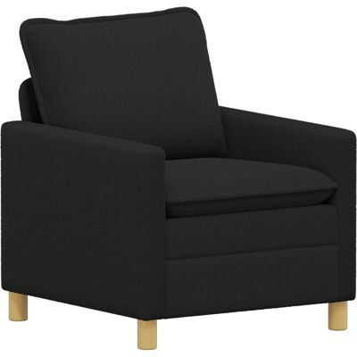VIDAXL Divano Nero 76 X 81 X 87,5 Cm Tessuto VIDAXL Divano Nero 76 X 81 X 87,5 Cm Tessuto