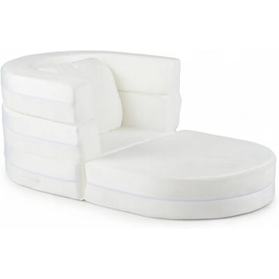 COSTWAY 3 In 1 Divano Per Bambini 3+ Anni,con Coperture Lavabili E Cerniera,pieghevole COSTWAY 3 In 1 Divano Per Bambini 3+ Anni,con Coperture Lavabili E Cerniera,pieghevole