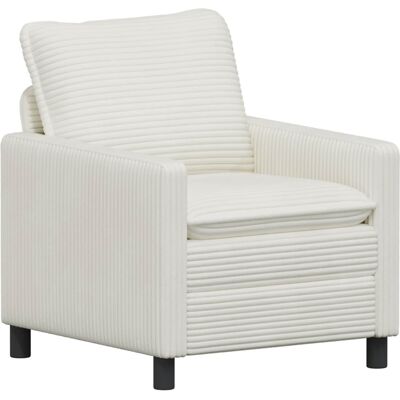 VIDAXL Divano Crema 76 X 81 X 87,5 Cm Poliestere VIDAXL Divano Crema 76 X 81 X 87,5 Cm Poliestere