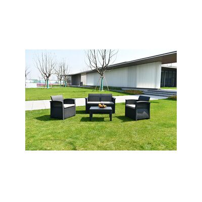 MARCA C Set 4 Pz Salotto C/divano 2p Grafite Urban Duo MARCA C Set 4 Pz Salotto C/divano 2p Grafite Urban Duo