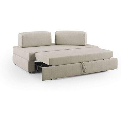 DIVANI.STORE Divano Modulare Liberty - 160cm, Panna, Schienali Movibili DIVANI.STORE Divano Modulare Liberty - 160cm, Panna, Schienali Movibili