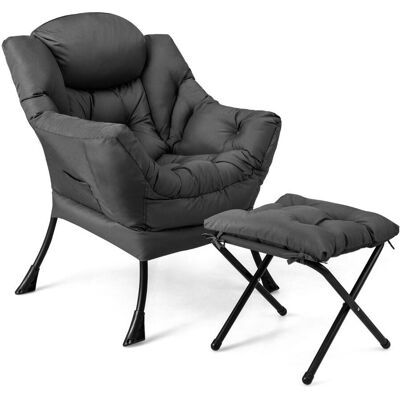 HELLOSHOP26 Poltrona Relax Con Poggiapiedi 75 X 81 X 94,5 Cm Comfort Ergonomico E Struttura Robusta In Poliestere Grigio 200021172 HELLOSHOP26 Poltrona Relax Con Poggiapiedi 75 X 81 X 94,5 Cm Comfort Ergonomico E Struttura Robusta In Poliestere Grigio 200021172