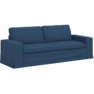 VIDAXL Divano Blu 222 X 80 X 82 Cm Tessuto VIDAXL Divano Blu 222 X 80 X 82 Cm Tessuto