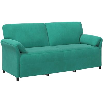 VIDAXL Divano 3-persone Turchese 198 X 83 X 95 Cm Velluto VIDAXL Divano 3-persone Turchese 198 X 83 X 95 Cm Velluto