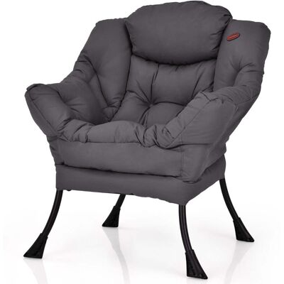 HELLOSHOP26 Poltrona Moderna 75 X 81 X 94,5 Cm Seduta Ergonomica E Imbottita Design Chic In Tessuto Poliestere Grigio 200011265 HELLOSHOP26 Poltrona Moderna 75 X 81 X 94,5 Cm Seduta Ergonomica E Imbottita Design Chic In Tessuto Poliestere Grigio 200011265