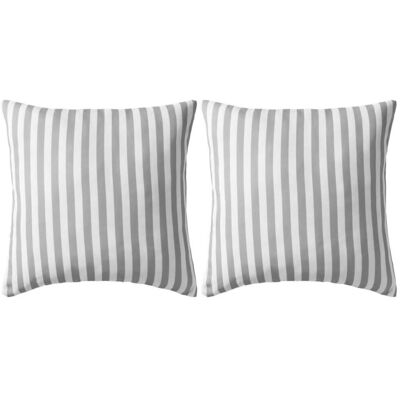 DÉCOSHOP26 - Set 2 Cuscini Per Arredo Giardino Esterno 45 X 45 Cm Riga Grigia Dec020109 DÉCOSHOP26 - Set 2 Cuscini Per Arredo Giardino Esterno 45 X 45 Cm Riga Grigia Dec020109