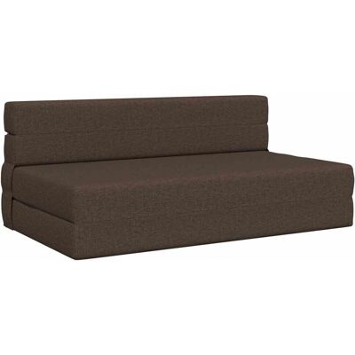 VIDAXL Divano Letto Pieghevole Tortora 152 X 86,5 X 60 Cm Tessuto VIDAXL Divano Letto Pieghevole Tortora 152 X 86,5 X 60 Cm Tessuto