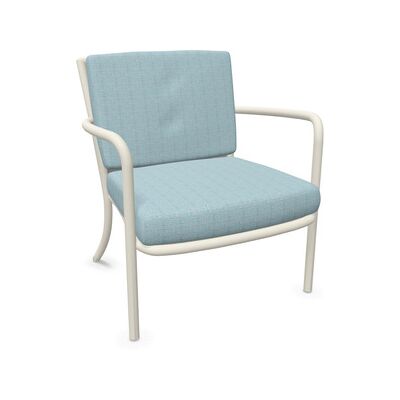 EMU Atena Poltrona Bianco 23 Con Cuscino Azzurro 700/10 EMU Atena Poltrona Bianco 23 Con Cuscino Azzurro 700/10