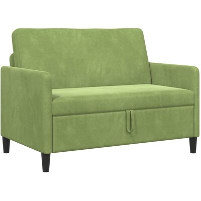 VIDAXL Divano Con Storage Verde Chiaro 122 X 78 X 87 Cm Poliestere VIDAXL Divano Con Storage Verde Chiaro 122 X 78 X 87 Cm Poliestere