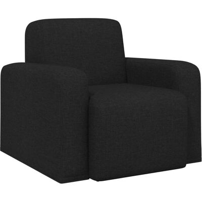 VIDAXL Poltrona Nero Tessuto VIDAXL Poltrona Nero Tessuto