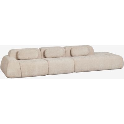 SKLUM Divano Modulare Angolare A 3 Pezzi Con Chaise Longue Destra In Ciniglia Confezionato Sottovuoto Merida SKLUM Divano Modulare Angolare A 3 Pezzi Con Chaise Longue Destra In Ciniglia Confezionato Sottovuoto Merida