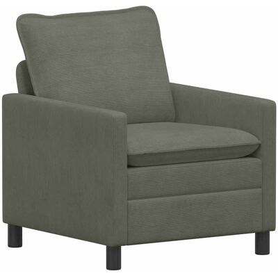 VIDAXL Divano Grigio Chiaro 76 X 81 X 87,5 Cm Tessuto VIDAXL Divano Grigio Chiaro 76 X 81 X 87,5 Cm Tessuto