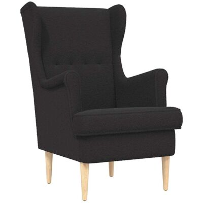 VIDAXL Poltrona Nero Bouclé VIDAXL Poltrona Nero Bouclé