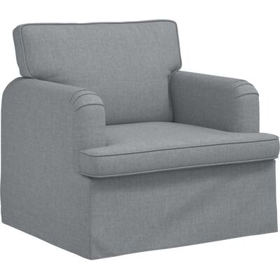 VIDAXL Divano Grigio Chiaro 84 X 80 X 85 Cm Tessuto VIDAXL Divano Grigio Chiaro 84 X 80 X 85 Cm Tessuto