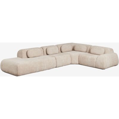 SKLUM Divano Modulare Angolare A 4 Pezzi Con Chaise Longue Sinistra In Ciniglia Confezionato Sottovuoto Mérida SKLUM Divano Modulare Angolare A 4 Pezzi Con Chaise Longue Sinistra In Ciniglia Confezionato Sottovuoto Mérida