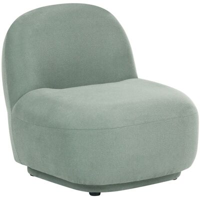 BELIANI Poltrona In Tessuto Senza Braccioli, Schienale Basso, Stile Tuxedo, Design Moderno E Minimalista, Idrorepellente, Verde Chiaro, Lovberg BELIANI Poltrona In Tessuto Senza Braccioli, Schienale Basso, Stile Tuxedo, Design Moderno E Minimalista, Idrorepellente, Verde Chiaro, Lovberg