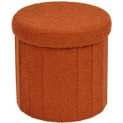 ATMOSPHERA Pouf Fink Rotondo Pieghevole, Diametro 38 Cm, Color Ambra - Créateur D'Intérieur ATMOSPHERA Pouf Fink Rotondo Pieghevole, Diametro 38 Cm, Color Ambra - Créateur D'Intérieur