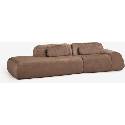 SKLUM Divano Modulare Angolare A 2 Pezzi Con Chaise Longue Sinistra In Ciniglia Confezionato Sottovuoto Merida SKLUM Divano Modulare Angolare A 2 Pezzi Con Chaise Longue Sinistra In Ciniglia Confezionato Sottovuoto Merida